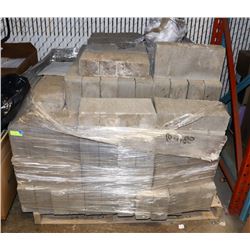 PALLET OF UNCLAIMED LANDSCAPING BRICK