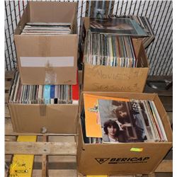 PALLET OF RECORDS INCLUDING ROCK AND MORE