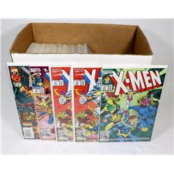BOX OF ASSORTED XMEN COMICS.