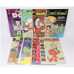 LOT OF VINTAGE DISNEY COMICS AND MORE.