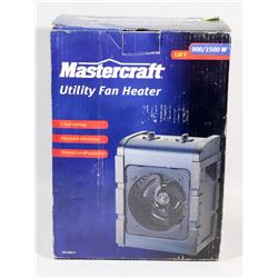 MASTERCRAFT UTILITY FAN HEATER IN BOX.