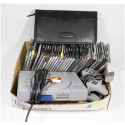 PLAYSTATION 1 WITH 69 GAMES AND 2 CONTROLLERS