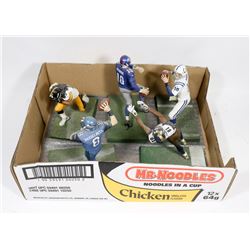 FLAT OF 5 NFL FOOTBALL PLAYERS