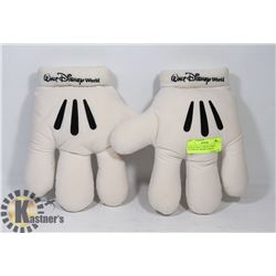 PAIR OF WALT DISNEY WORLD AUTHENTIC MICKEY MOUSE