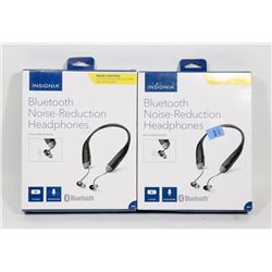LOT OF 2 INSIGNIA BLUE TOOTH NOISE REDUCTION