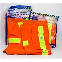 LOT OF 3 ASSORTED SIZE SAFETY VESTS