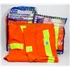 Image 1 : LOT OF 3 ASSORTED SIZE SAFETY VESTS