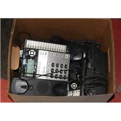 BOX OF COMMERCIAL PHONES