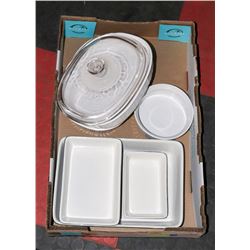 BOX W/6 PIECES OF BAKEWARE - GENERAL,