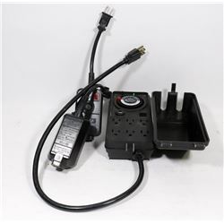 BOX W/INTERMATIC HEAVY DUTY 6-TAP 24