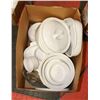 Image 1 : BOX OF ASSORTED PYREX AND CORELLE BAKEWARE