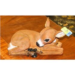 NEW FAWN DEER STATUE