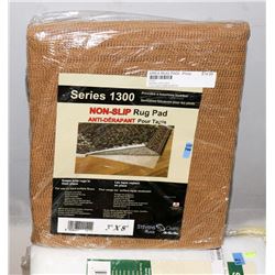 NEW BROWN 5 ' X 8' NON SLIP RUG PAD