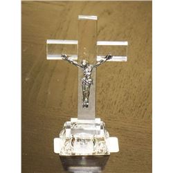 SMALL SIZED CRYSTAL CRUCIFIX