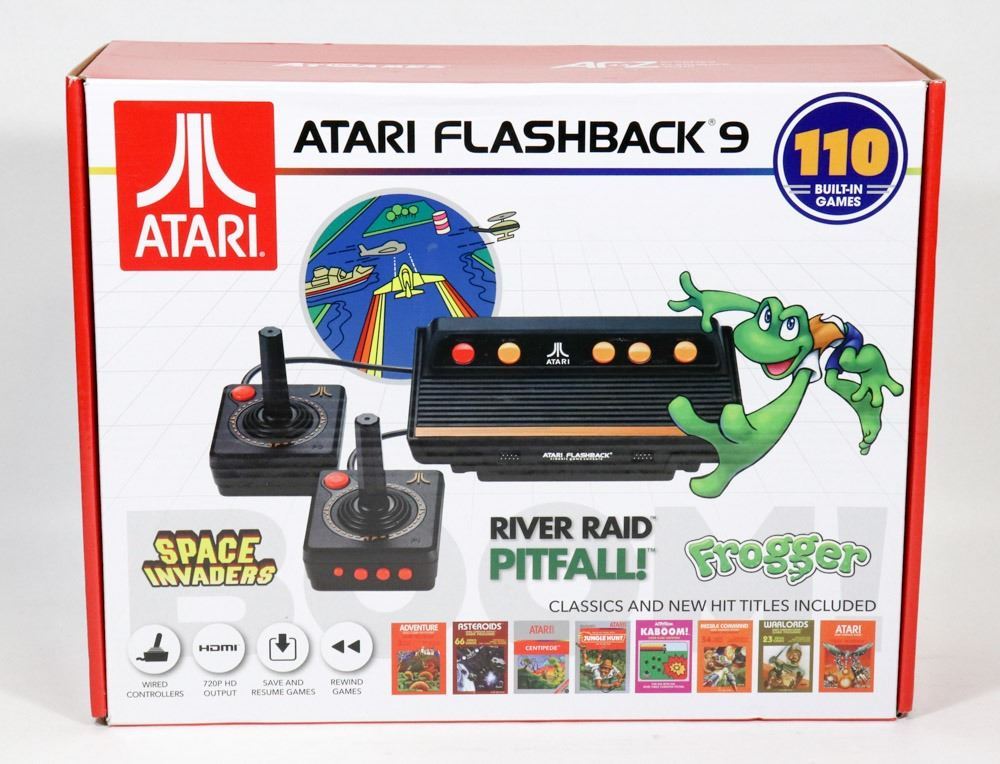 ATARI FLASHBACK 9 VIDEO GAMING SYSTEM 110 GAMES Kastner Auctions