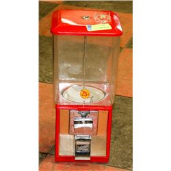 NORTHWESTERN 25 CENT CANDY MACHINE WITH KEY