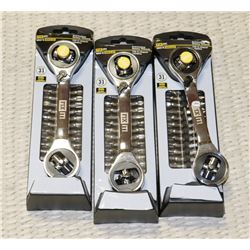 NEW 31 PC RATCHETING ROTARY WRENCH. TOOLS