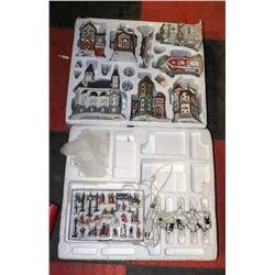 42-PC LIGHTED VICTORIAN VILLAGE -