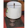 Image 1 : TABLE LAMP WITH SHADE.