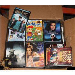 BOX OF 120+ DVDS.