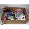 Image 1 : LARGE BOX OF DOLLAR STORE PARTY ITEMS