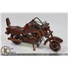 Image 1 : WOODEN MOTORCYCLE WITH WOODEN TRUCK