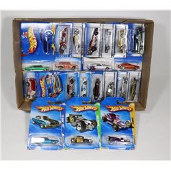 FLAT OF HOT WHEELS COLLECTOR CARS - ON CHOICE