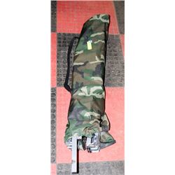CAMOUFLAGE FOLDING COT.
