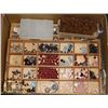 Image 1 : LOT OF CRAFTING BEADS & STORAGE BOX.