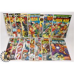 LOT OF ASSORTED IRON MAN COMICS.