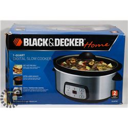 BLACK AND DECKER DIGITAL CROCK POT.