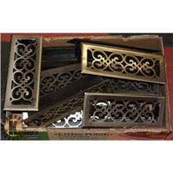 FLAT OF DECORATIVE FLOOR VENTS