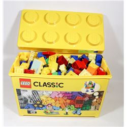 CONTAINER OF LARGER LEGO BLOCKS