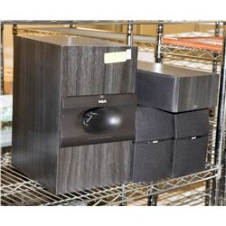RCA 5 SPEAKER SURROUND SOUND SYSTEM & DUAL