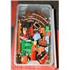 Image 1 : TUB WITH ASSORTED KIDS TRAIN SET