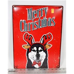 METAL SIGN MERRY CHRISTMAS