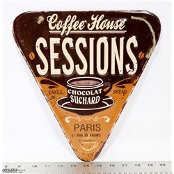 COFFEE HOUSE SESSIONS METAL WALL HANGING