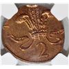 Image 2 : 1985 GREAT BRITIAN TWO PENCE NGC MS 65
