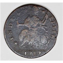 1787 CONNECTICUT CENT PLEASING VF