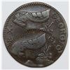Image 2 : STUNNING OFF CENTER ERROR 1770'S ENGLAND 1/2 PENNY
