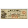 Image 1 : CIVIL WAR OBSOLETE TWENTY FIVE CENT SCRIP