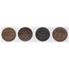 Image 2 : 4 DIFFERENT 1860'S CIVIL WAR MERCHANT TOKENS