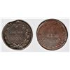 Image 2 : 2 ERROR 1863 CIVIL WAR TOKENS