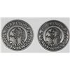 Image 1 : 2 MD 20TH CENTURY CONTINENTAL DOLLAR RESTRIKES