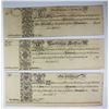 Image 1 : RARE LOT OF 3 1733 COLONIAL MARYLAND