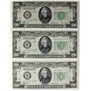 Image 1 : (3) 1934-C $20 FEDERAL RESERVE NOTES