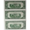 Image 2 : (3) 1934-C $20 FEDERAL RESERVE NOTES