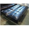Image 3 : BROWN LEATHER CLICK CLACK COUCH