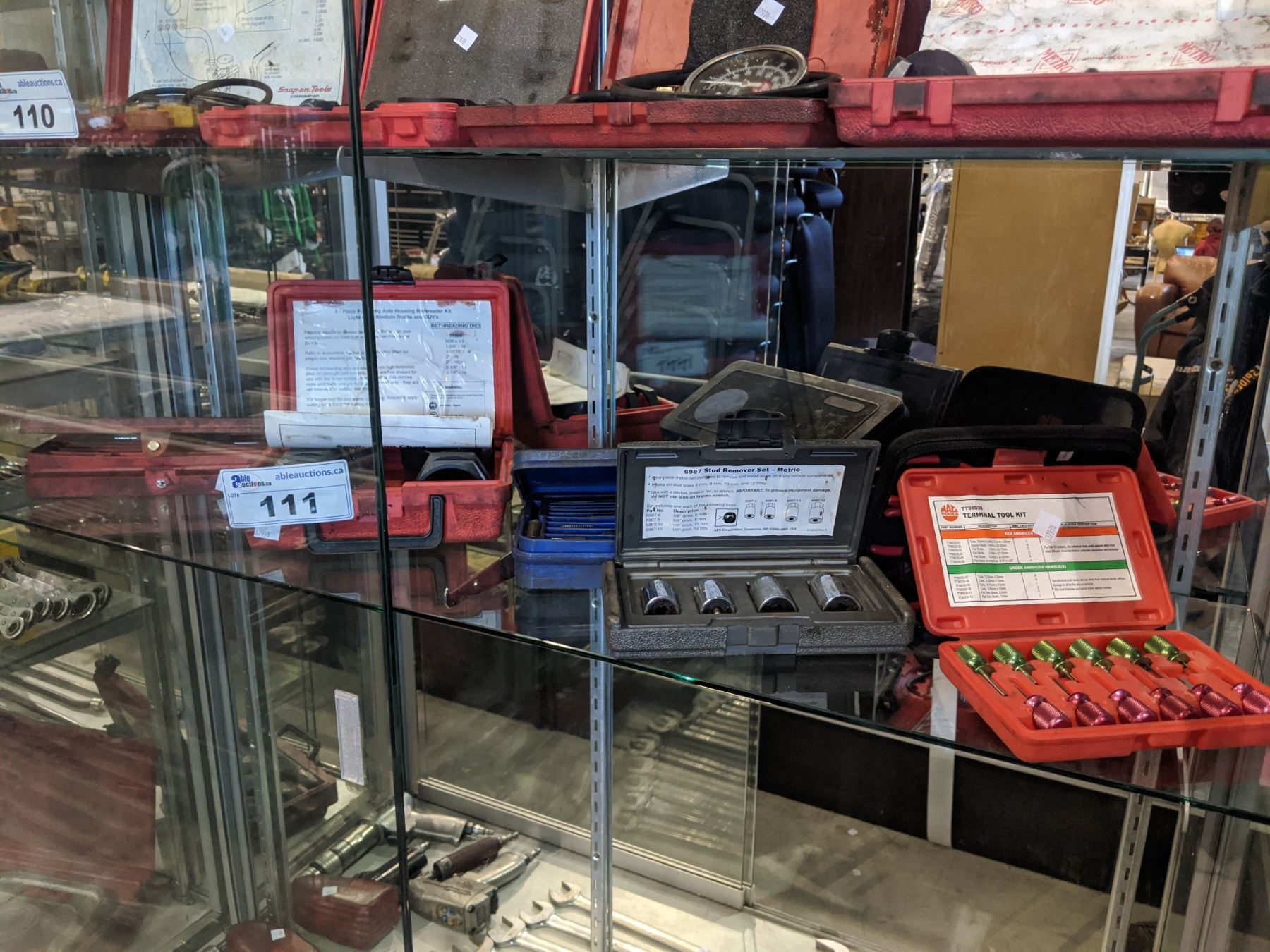 AXLE RETHREADER KIT, TAP & DIE SETS, STUD REMOVER, TERMINAL TOOL KIT ...