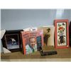 Image 1 : LOT OF VINTAGE COLLECTABLES INCLUDING PRINTS, RECORD, CLOWN ART, BOOKS AND MORE
